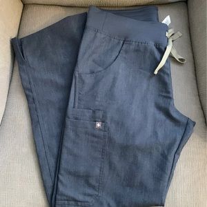 FIGS Heather Denim Kade S/P